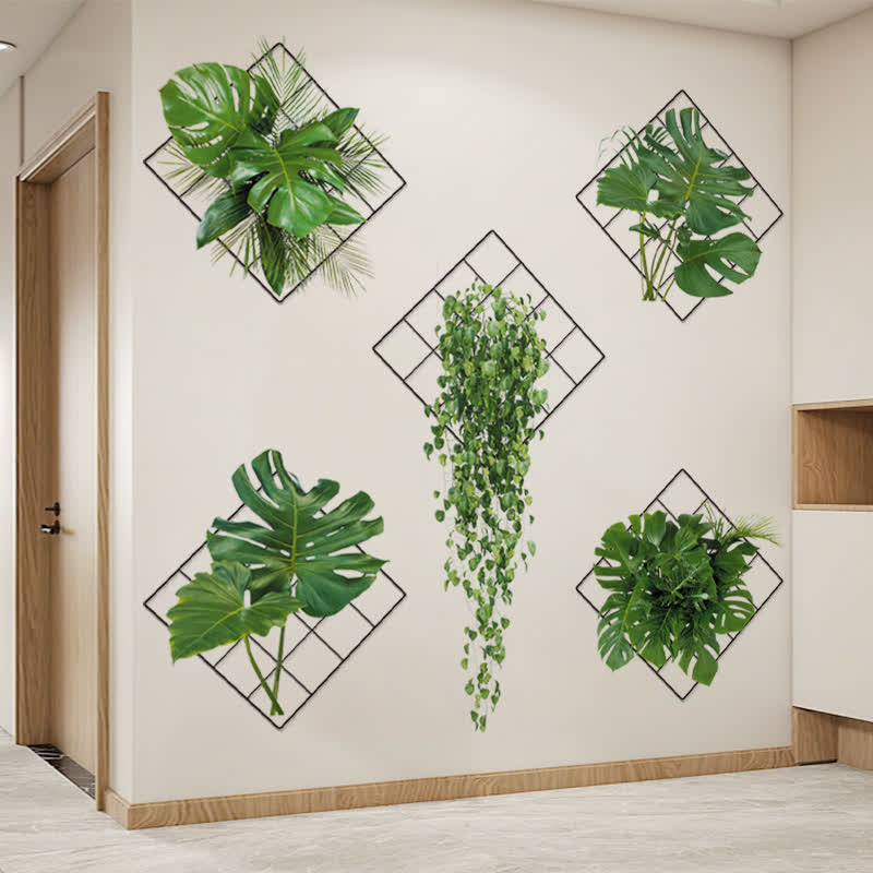 Potted 3D Botanical Home Decor Wall Stickers - image 1