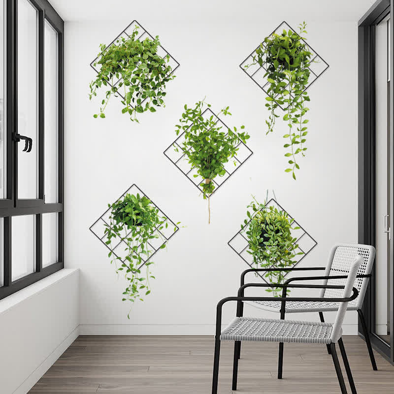 Potted 3D Botanical Home Decor Wall Stickers - image 6