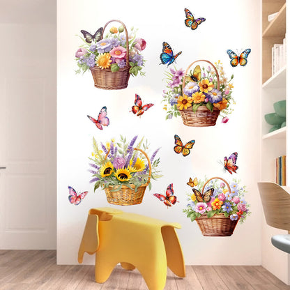 Floral Butterfly Removable Wall Stickers - image 0