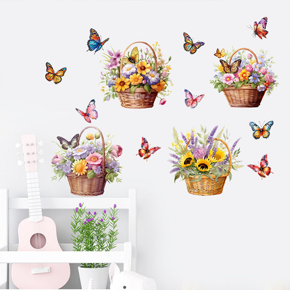 Floral Butterfly Removable Wall Stickers - image 24
