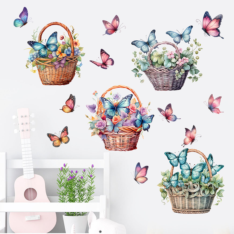Floral Butterfly Removable Wall Stickers - image 31