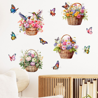 Floral Butterfly Removable Wall Stickers - image 22
