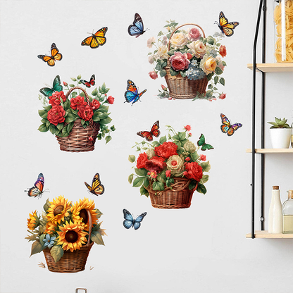 Floral Butterfly Removable Wall Stickers - image 14