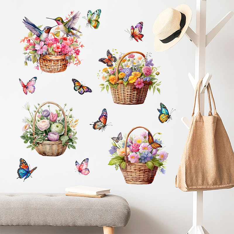 Floral Butterfly Removable Wall Stickers - image 21