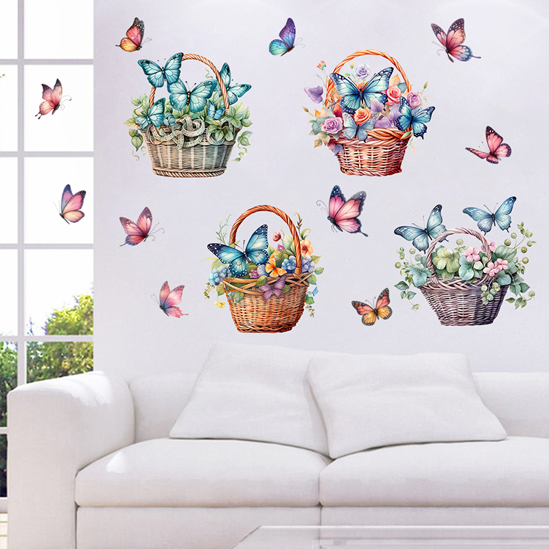 Floral Butterfly Removable Wall Stickers - image 27
