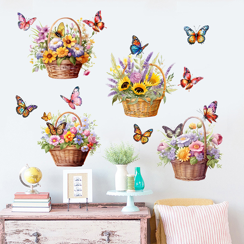 Floral Butterfly Removable Wall Stickers - image 23