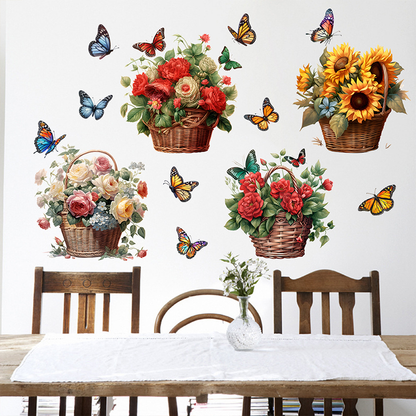 Floral Butterfly Removable Wall Stickers - image 12