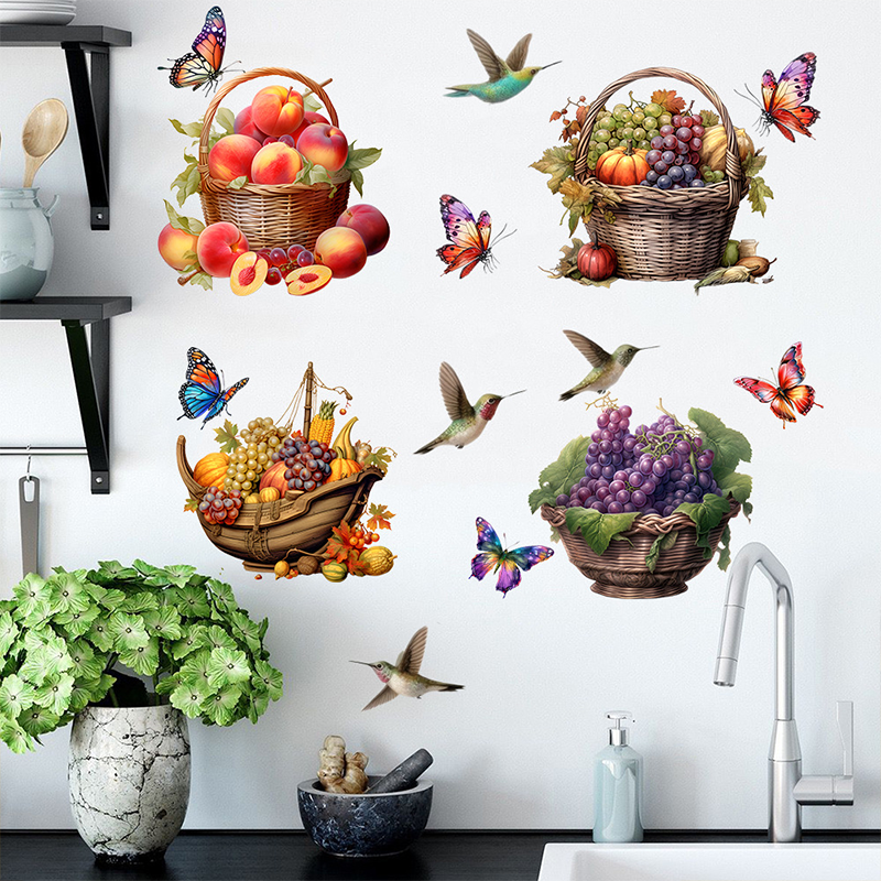 Floral Butterfly Removable Wall Stickers - image 16