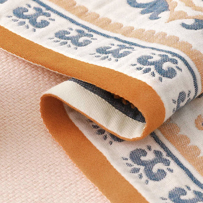 Ownkoti Flower Print Jacquard Cotton Bath Towel - image 2