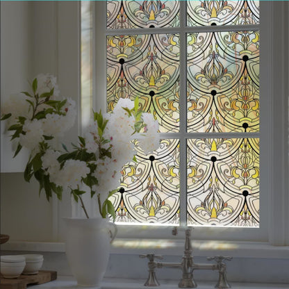 Vintage Static Window Privacy Film - image 3