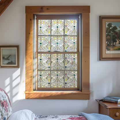 Vintage Static Window Privacy Film - 2PCS - 23.62"W x 78.74"L - image 0