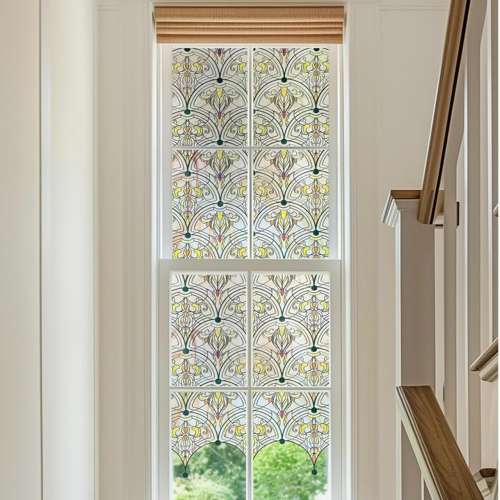 Vintage Static Window Privacy Film - image 5