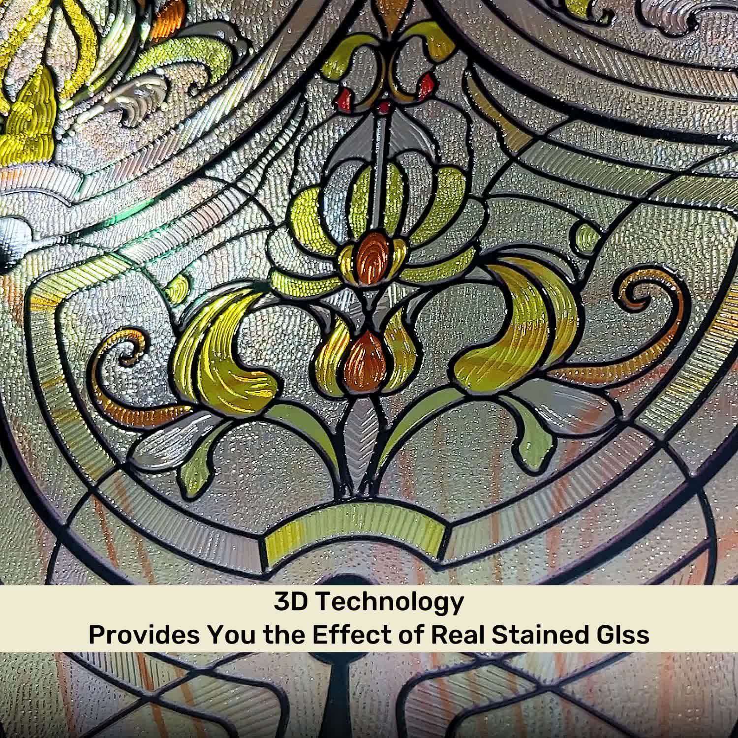 Vintage Static Window Privacy Film - image 8