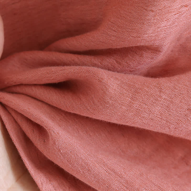 Colorblock Double Layer Cotton Gauze Pajama Set - image 10