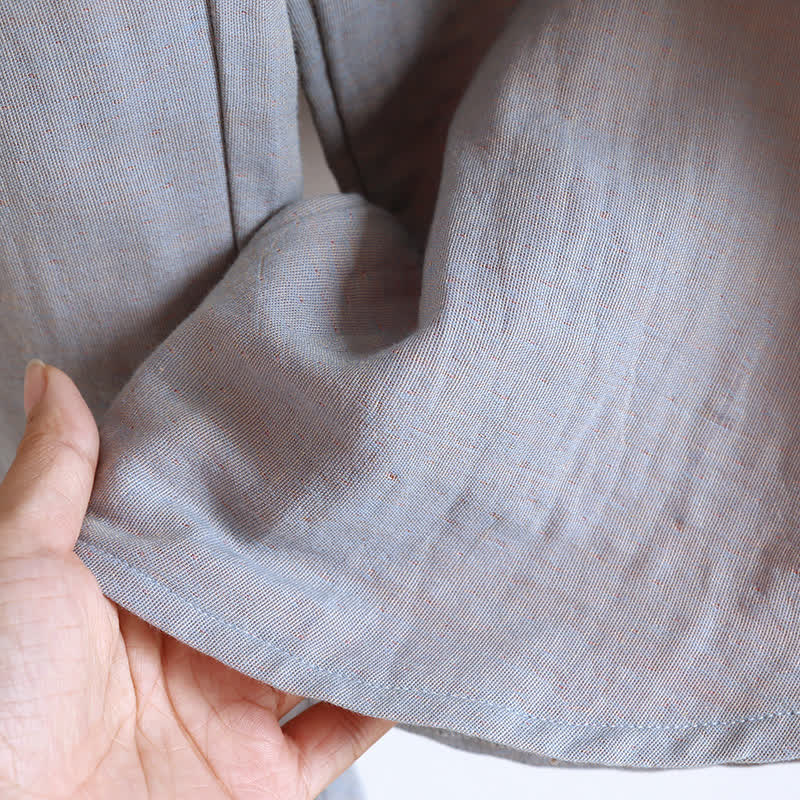 Colorblock Double Layer Cotton Gauze Pajama Set - image 17