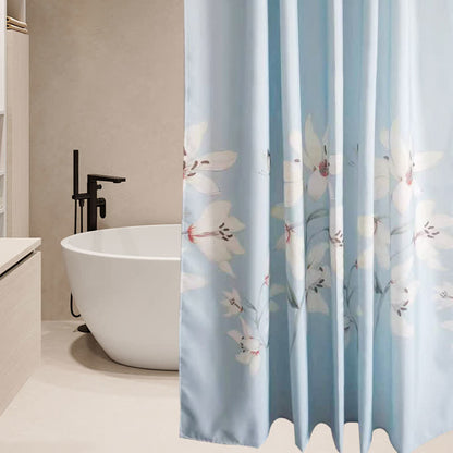 Waterproof Decorative Floral Shower Curtain - B - 71"W x 79"L - image 3