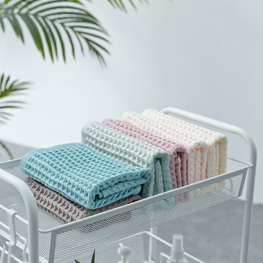 Ownkoti Simple Cotton Waffle Weave Towel (6PCS) - image 0