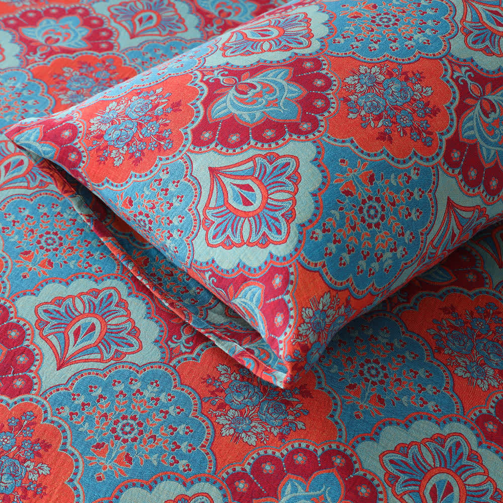 Breathable Vintage Cotton Gauze Pillowcases(2PCS) - image 3