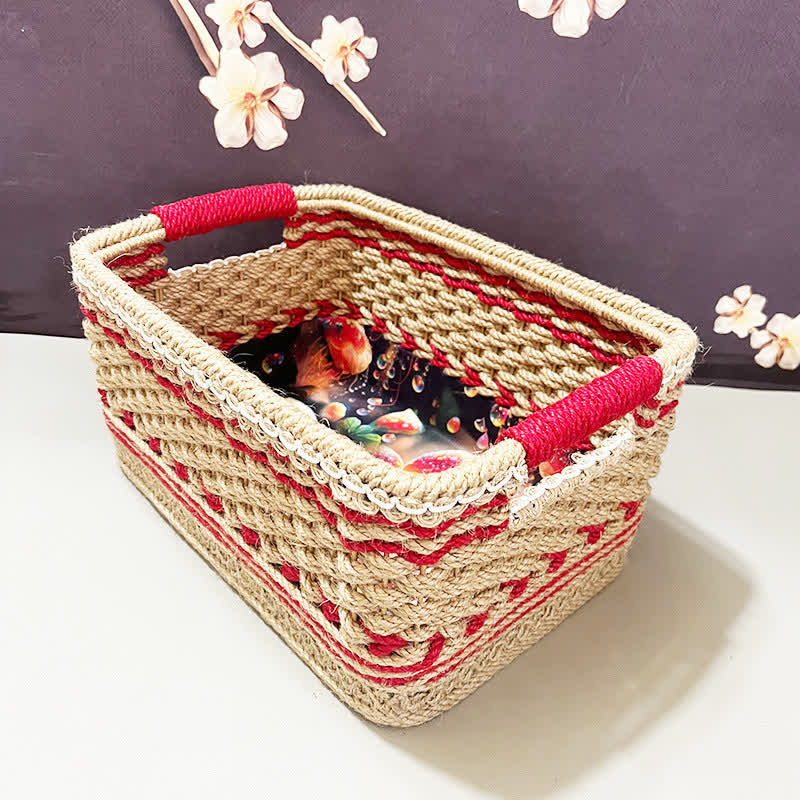 Farmhouse Style Handmade Storage Basket - image 5