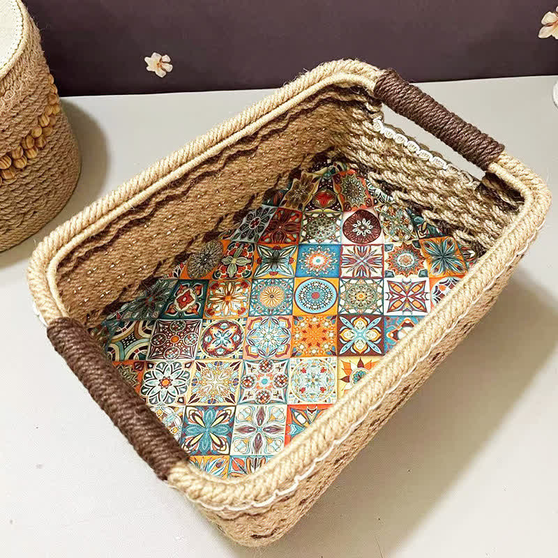 Farmhouse Style Handmade Storage Basket - image 10