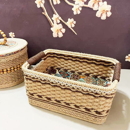 Farmhouse Style Handmade Storage Basket - image 9