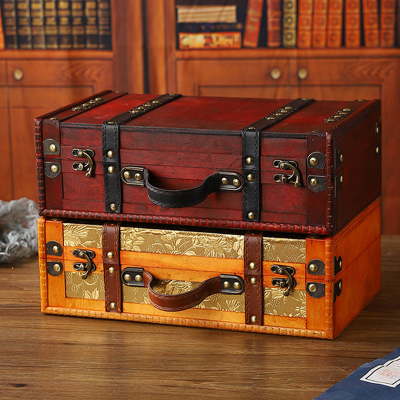 Vintage Wooden Functional Storage Prop Box - image 2