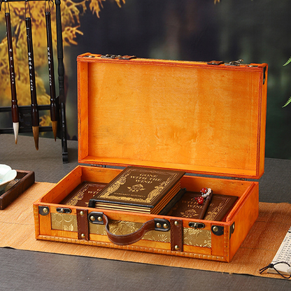 Vintage Wooden Functional Storage Prop Box - image 6