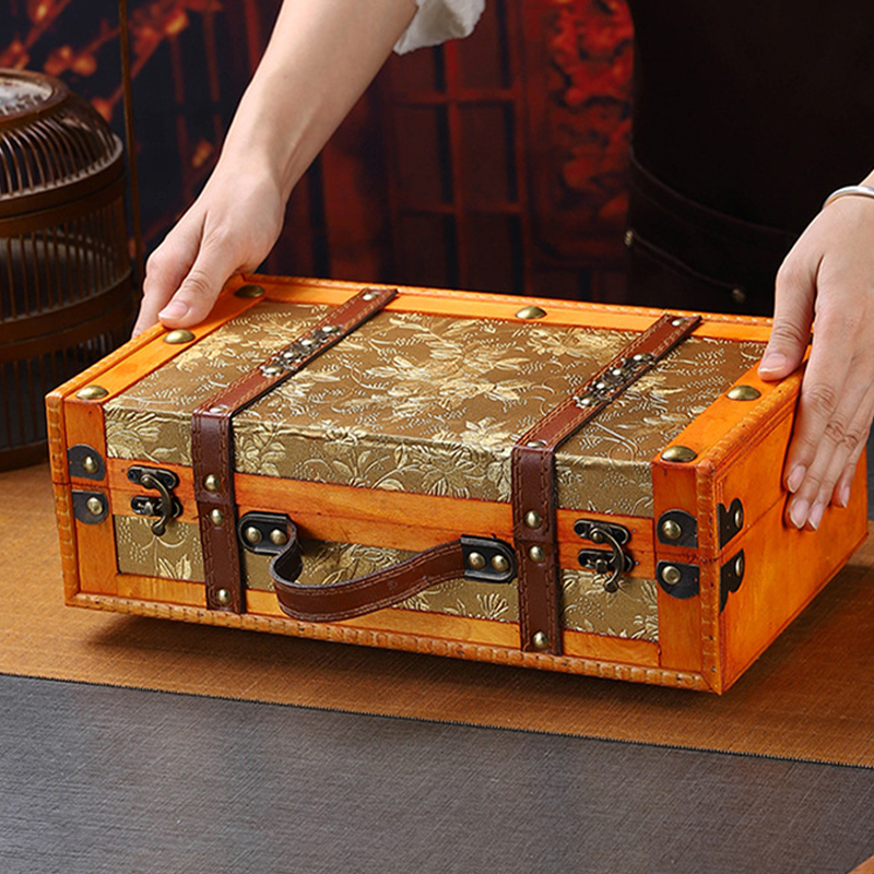 Vintage Wooden Functional Storage Prop Box - image 4