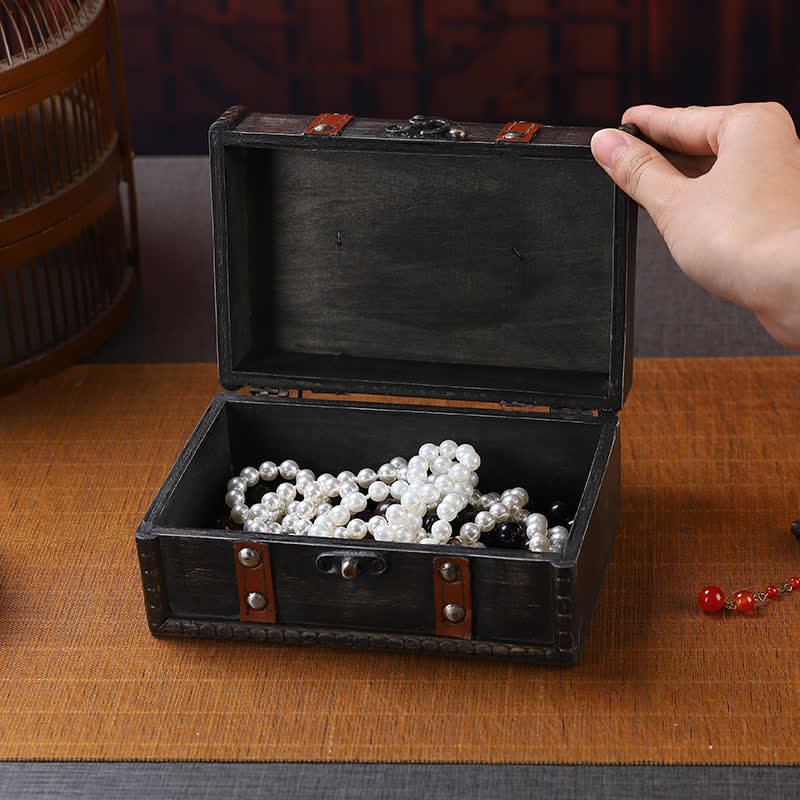 Wooden Retro Functional Storage Box  - image 0