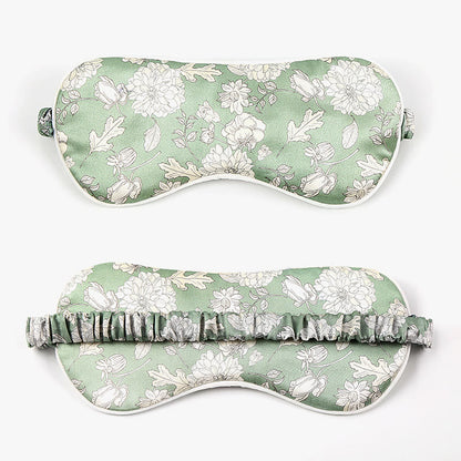 Silk Bouquet Pattern Sleeping Eye Mask - B - 9.44" x 4.33" - 1PC - image 10