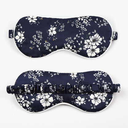 Silk Bouquet Pattern Sleeping Eye Mask - C - 9.44" x 4.33" - 1PC - image 11