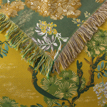 Cotton Gauze Reversible Jungle Print Quilt - image 3