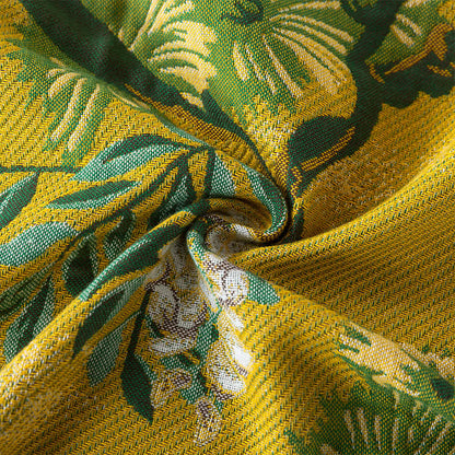 Cotton Gauze Reversible Jungle Print Quilt - image 2