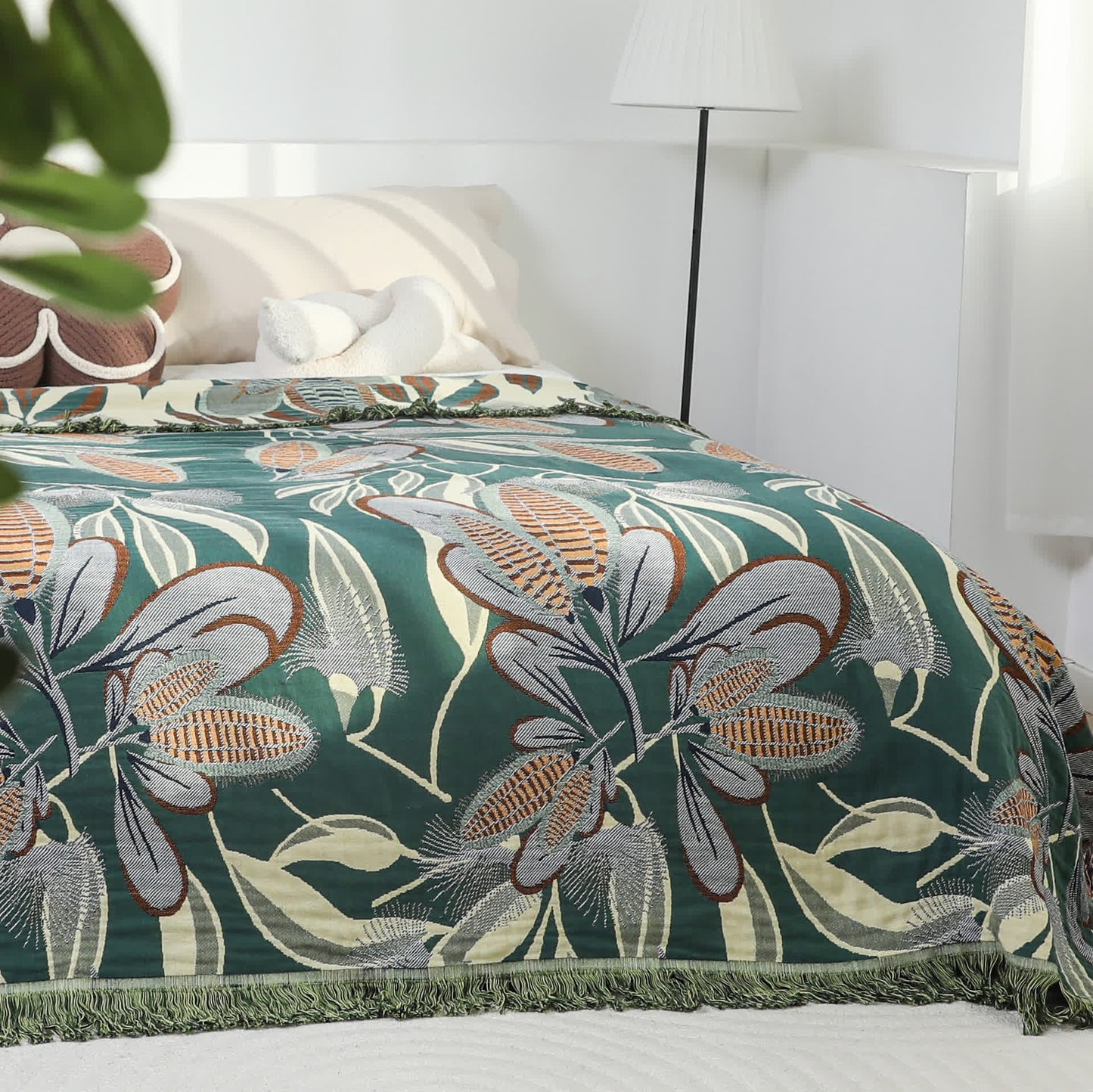 Rural Corn Cotton Gauze Tassel Quilt - image 1