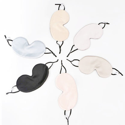 Solid Color Silk Sleeping Eye Mask - image 2