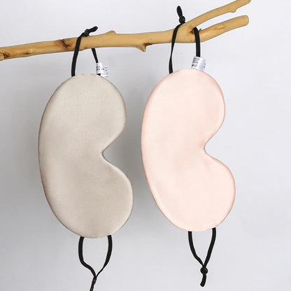 Solid Color Silk Sleeping Eye Mask - image 3