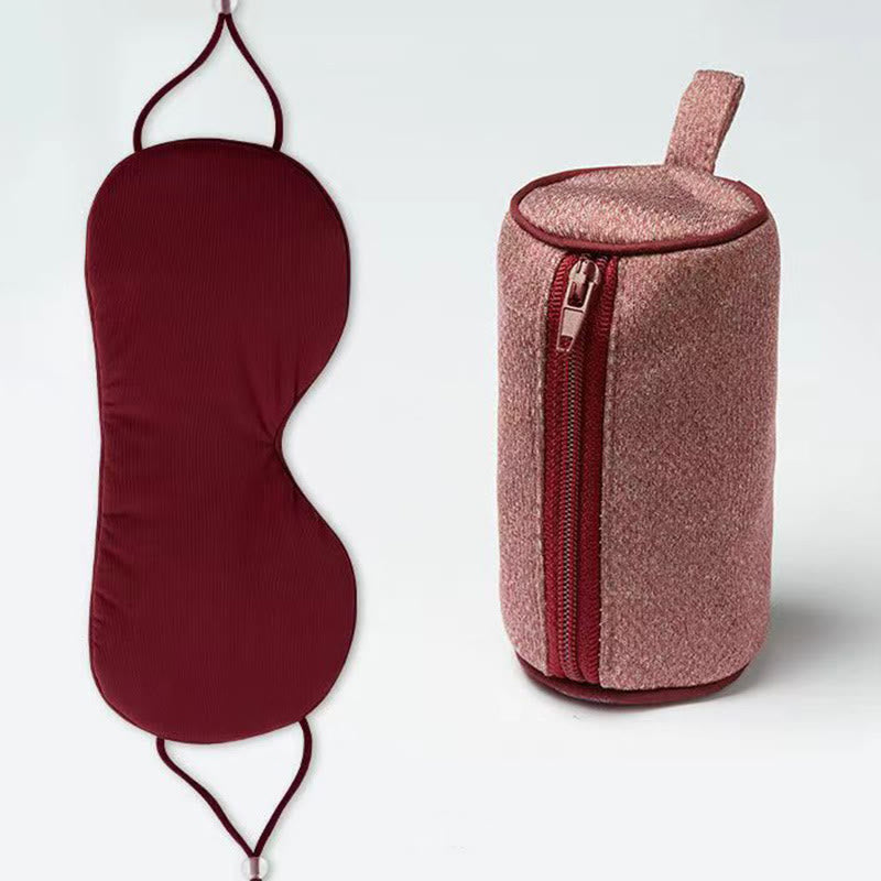 Warm and Cool Dual Sense Blackout Sleep Eye Mask - Wine - 8.66" x 4.52" - 1PC - image 8