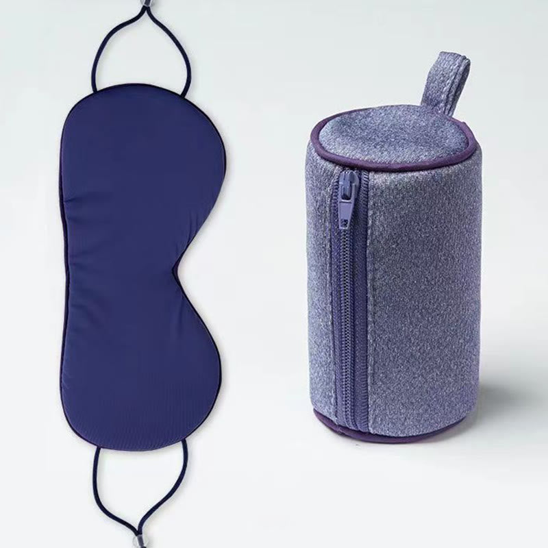 Warm and Cool Dual Sense Blackout Sleep Eye Mask - Purple - 8.66" x 4.52" - 1PC - image 3