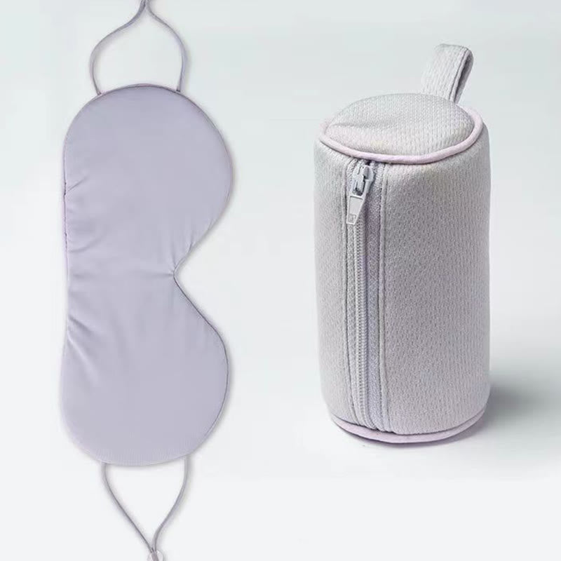 Warm and Cool Dual Sense Blackout Sleep Eye Mask - Light Purple - 8.66" x 4.52" - 1PC - image 7