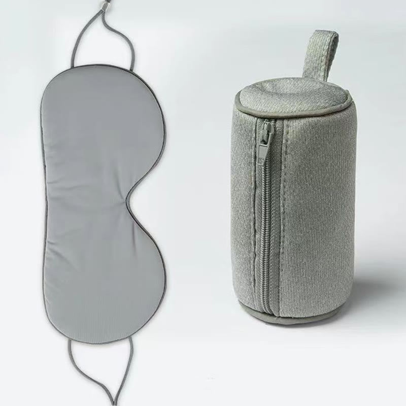 Warm and Cool Dual Sense Blackout Sleep Eye Mask - Grey - 8.66" x 4.52" - 1PC - image 4