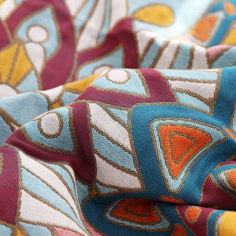 Moroccan Style Tassel Lightweight Cotton Quilt - image 3