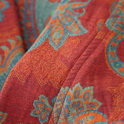 Cotton Gauze Jacquard Retro Quick-dry Bathrobe - image 5