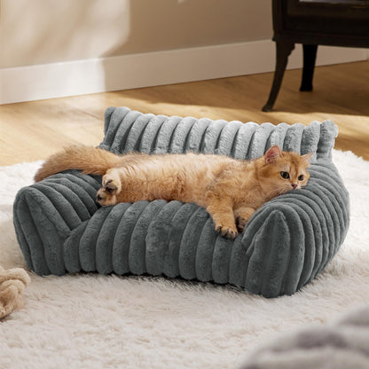 Luxurious Fluffy Cushion Pet Sofa Bed - image 3