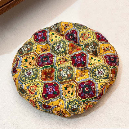 Exotic Round-shaped Soft Floor Chair Cushion  - D - 21"W x 21"L x 3"H - image 5