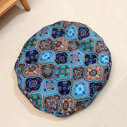 Exotic Round-shaped Soft Floor Chair Cushion  - E - 21"W x 21"L x 3"H - image 6