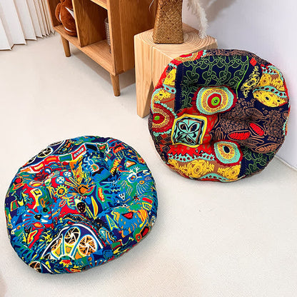 Exotic Round-shaped Soft Floor Chair Cushion  - image 0