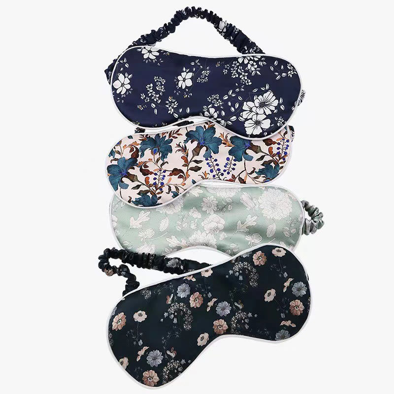 Silk Bouquet Pattern Sleeping Eye Mask - image 8