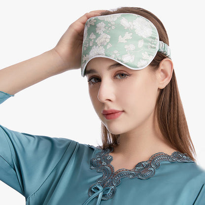 Silk Bouquet Pattern Sleeping Eye Mask - image 3
