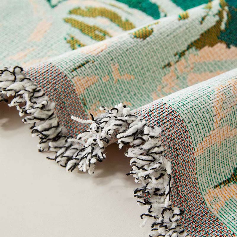 Retro Painting Style Plant Sofa Cover - image 6