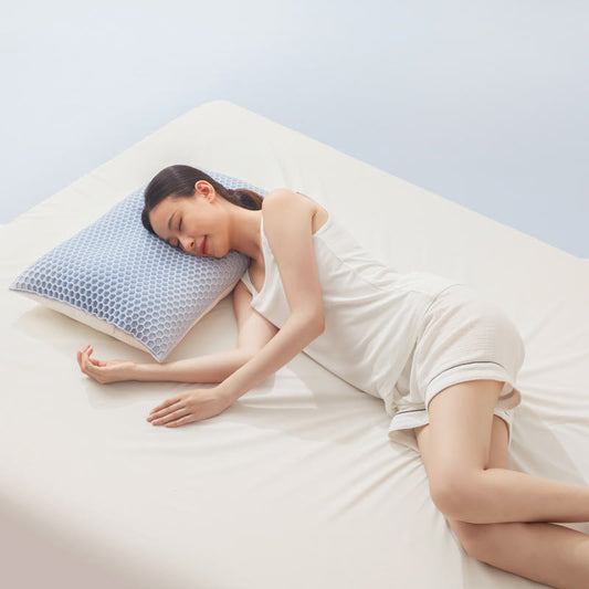 Square High Elastic Breathable Pressure Relief Pillow - Grey - 1PC - 15.75" x 25.59" x  3.93" - image 0